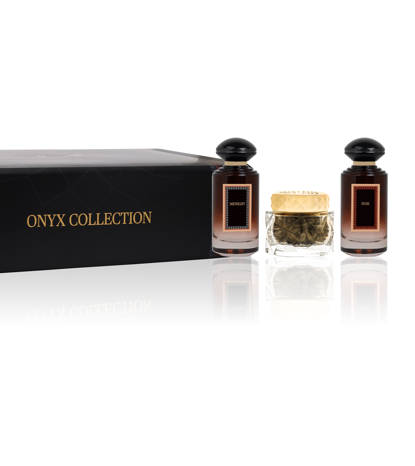 Onyx Collection - For him and her - Perfume Spray Collection - 100 ML & 60 Gram